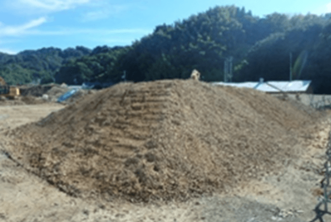 40mm以下と40mm以上100mm以下を混合